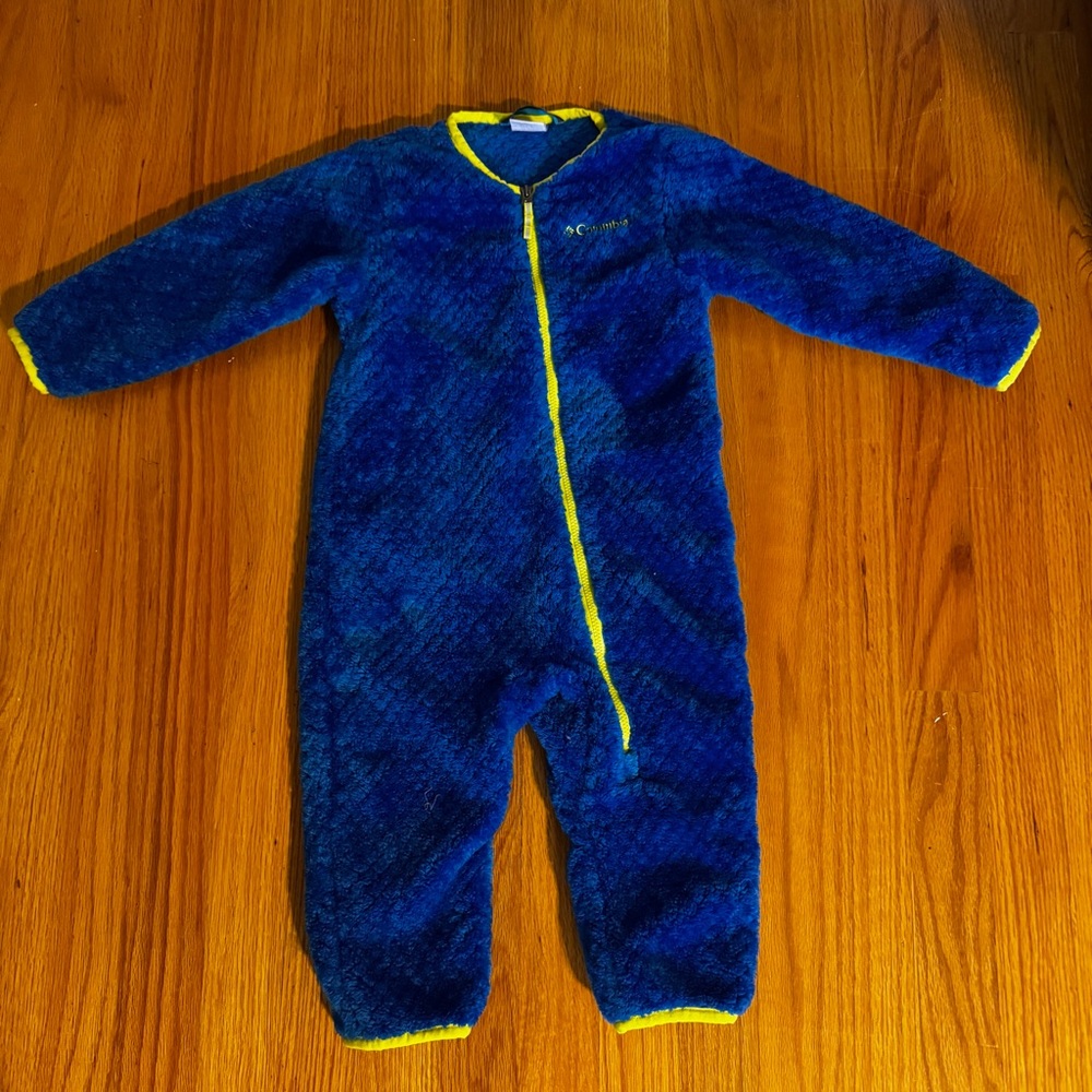 Columbia Blue Kids Fleece Zip Up- 12-18 months